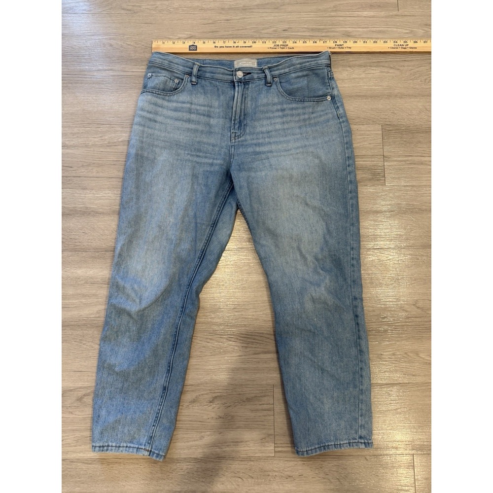 Everlane Super Soft Straight Leg Jean Womens Size 31 Light Wash